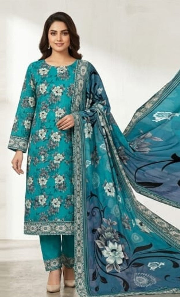 Nishat UNSTITCHED THREE PIECE PRINTED LAWN COLLECTION