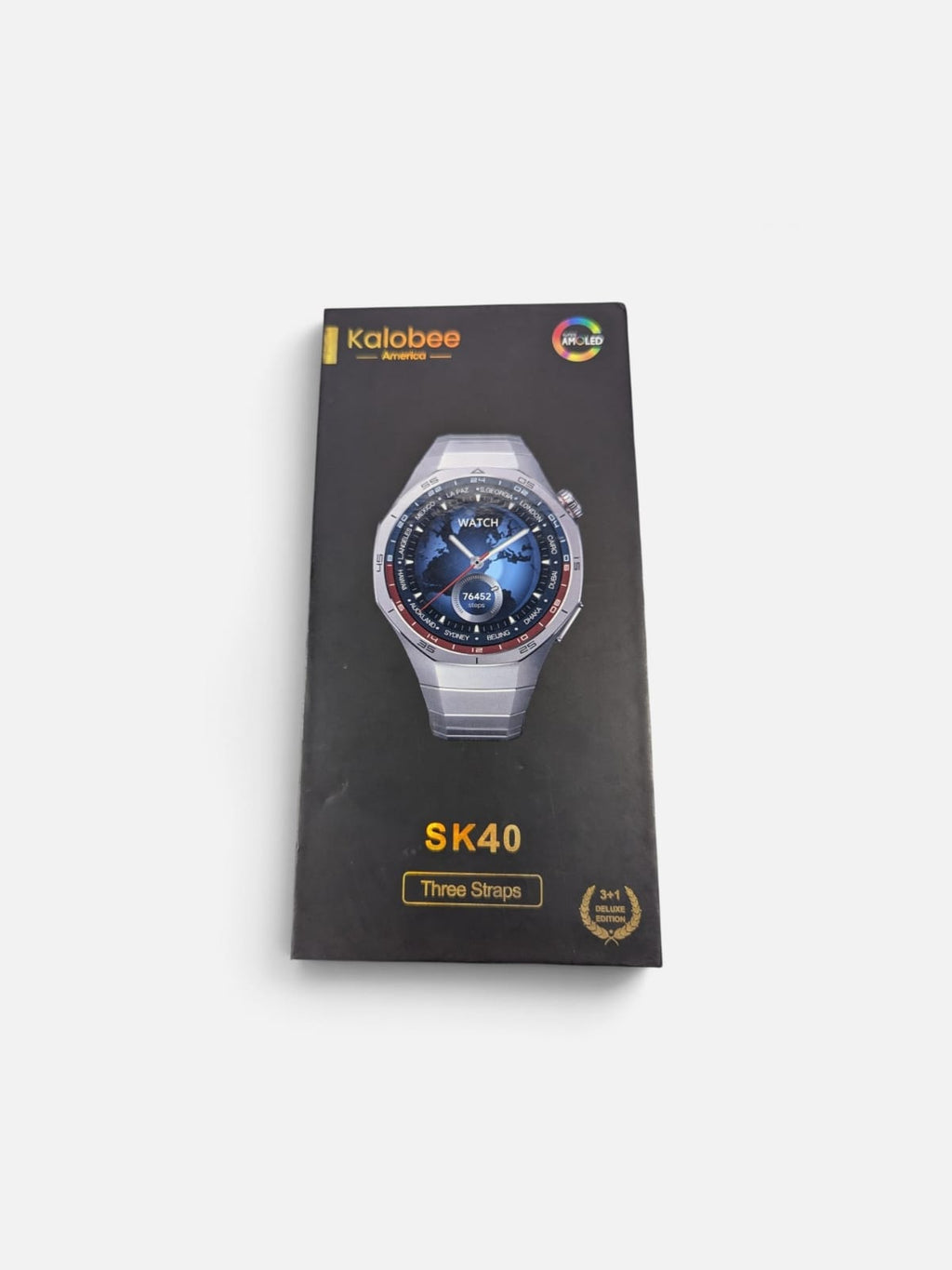 Kalobee America SK40 Smartwatch – Super AMOLED Display (3+1 Deluxe Edition)