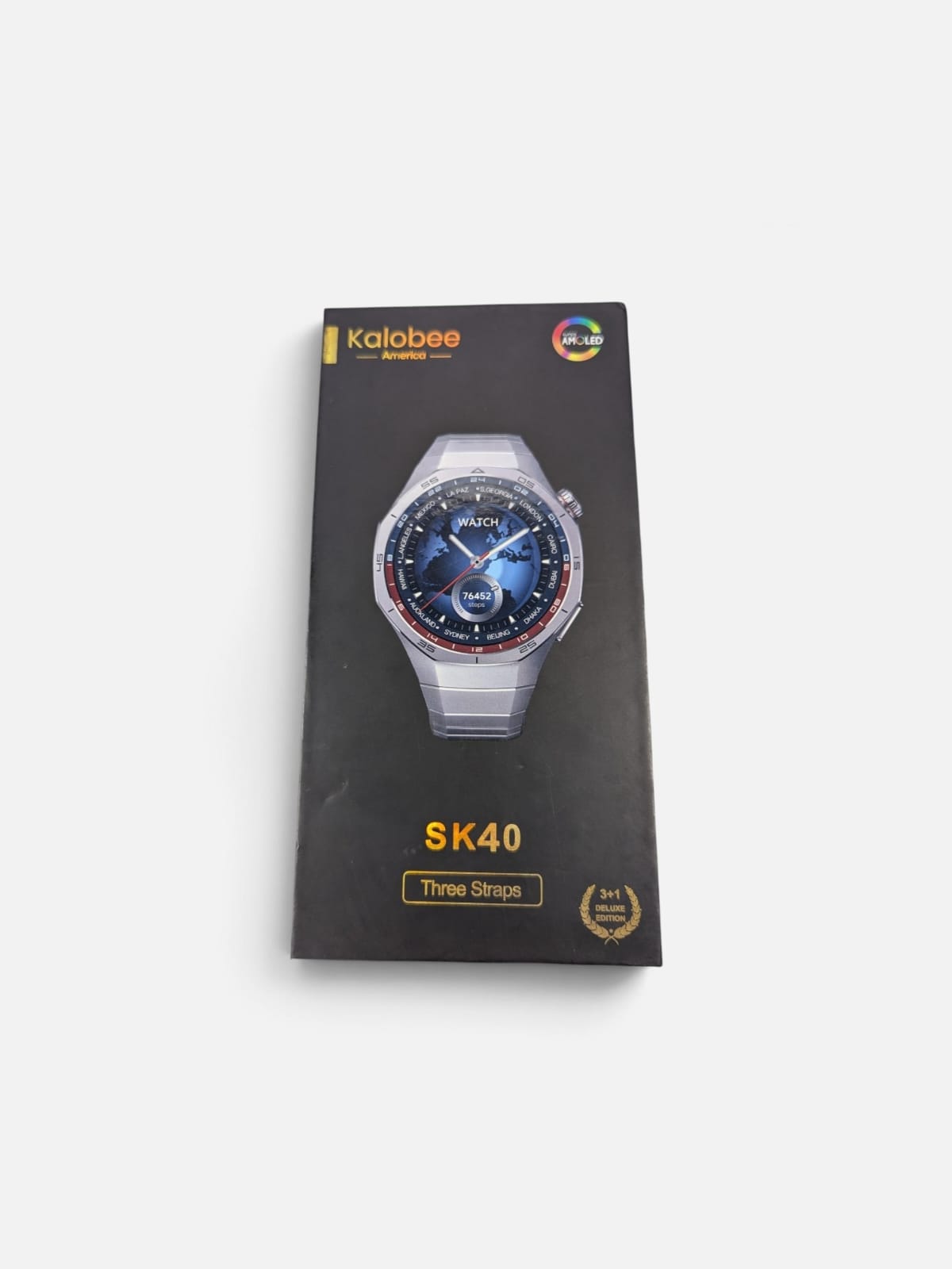 Kalobee America SK40 Smartwatch – Super AMOLED Display (3+1 Deluxe Edition)